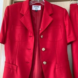 Red Kasper Suit